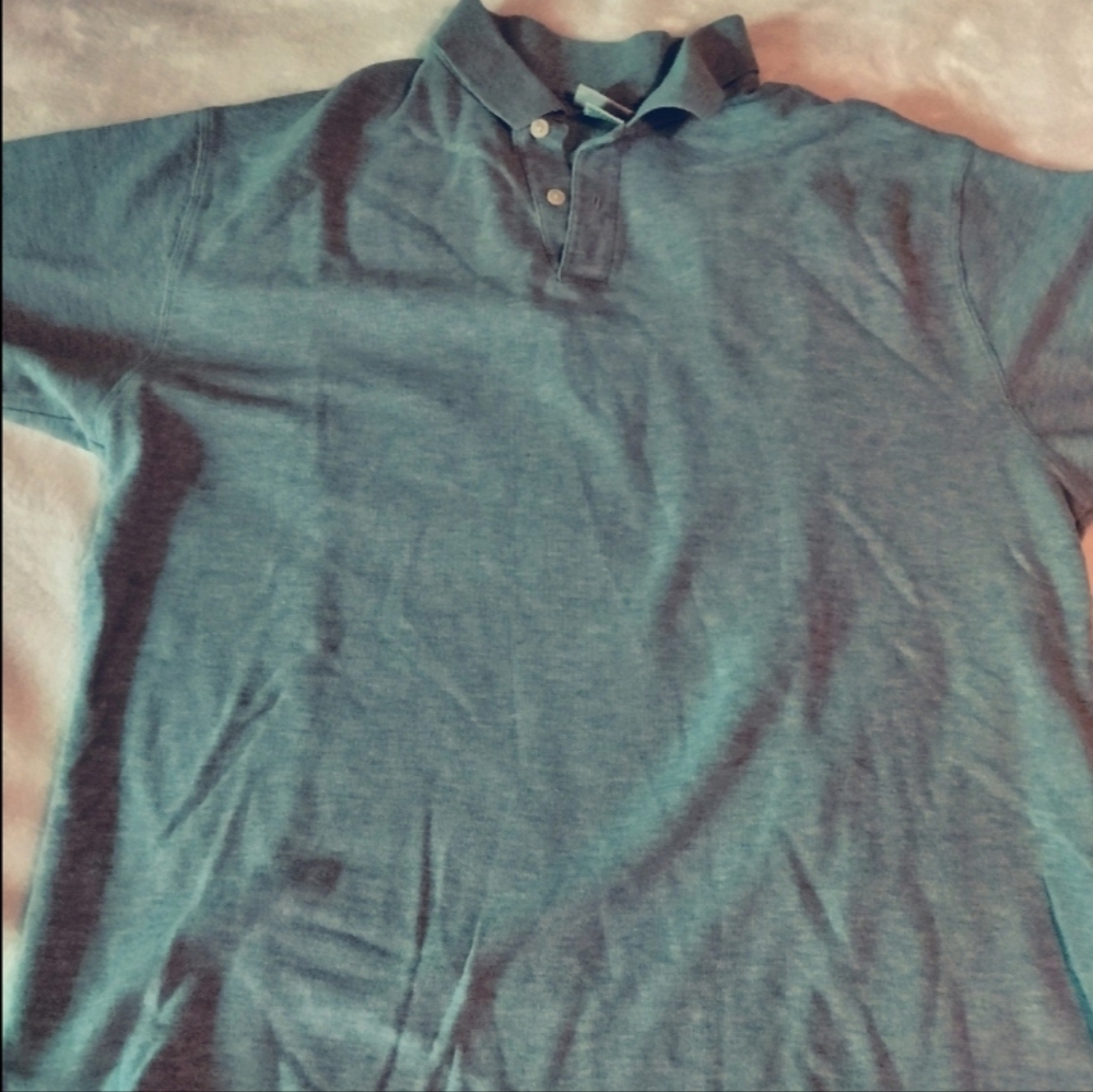 LL Bean Men's Polo Shirt Size L Preppy Spring Minimalist Casual Office